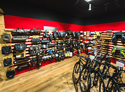Intérieur magasin de vélos Annecy Epagny